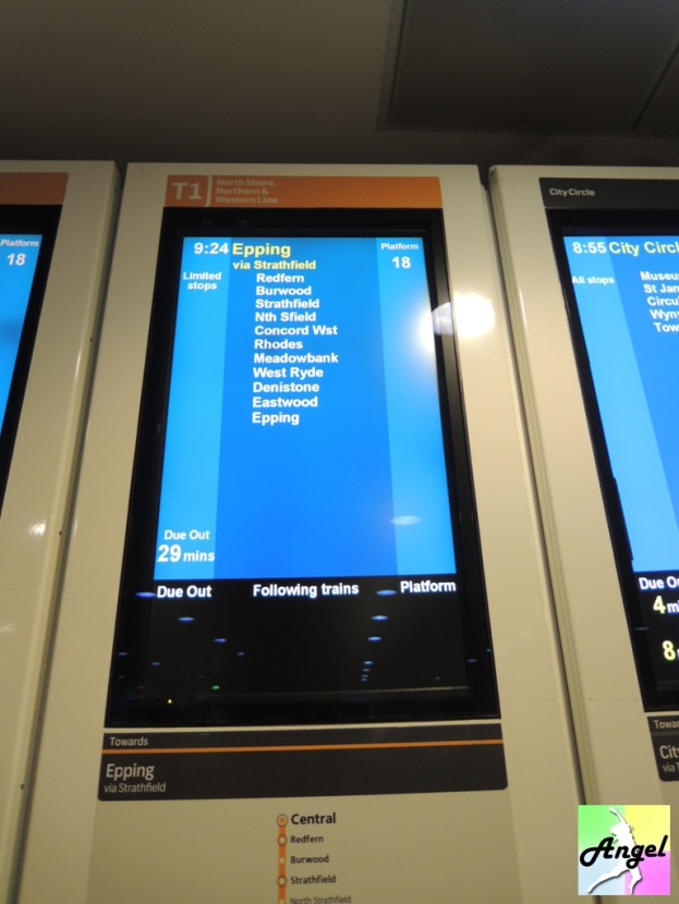 sydney train schedule board
